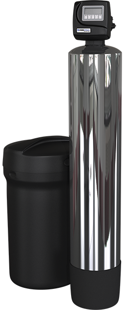 CLACK WATER SOFTENER --2.0 CU VALVE 64,000 Grain CHROME SHROUD